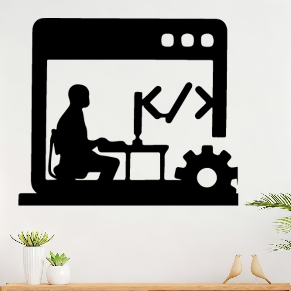 Office Tech Decor - Metal Wall Art Programmer Gifts Tech