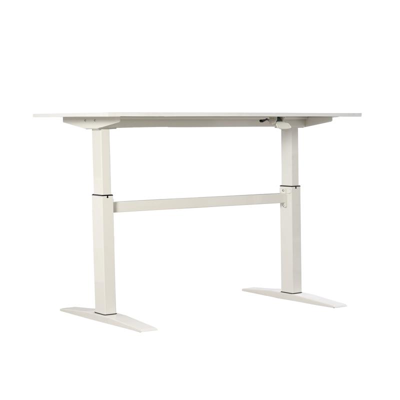 Office Tech Furniture - 47 Inch Adjustable White Tech Desk