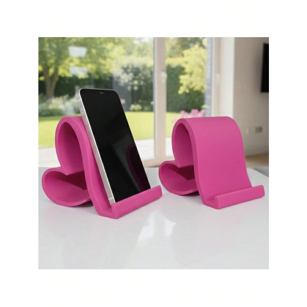 1pc Heart-Shaped Phone Holder  - Office Tech Decor review and price