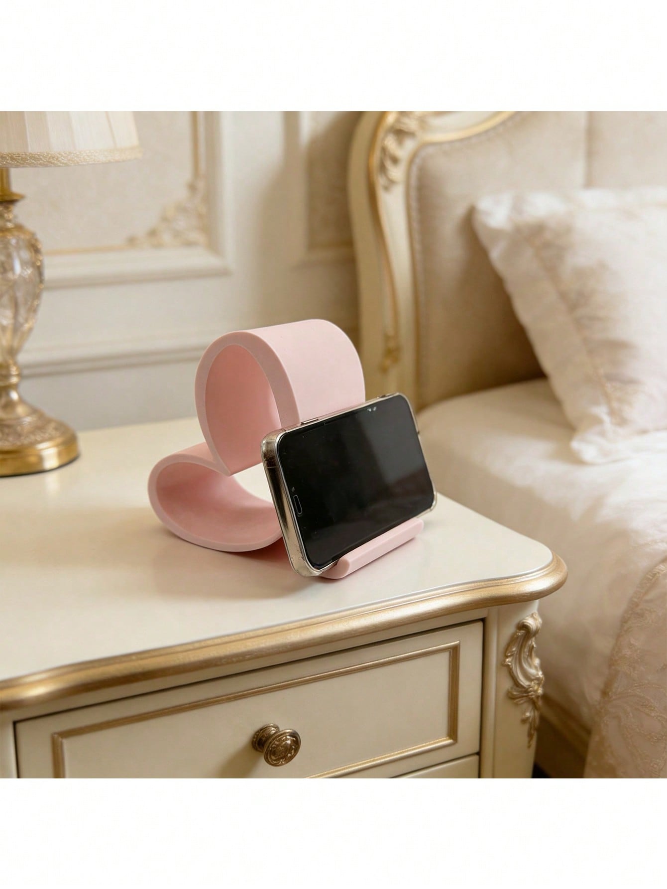 1pc Heart-Shaped Phone Holder  - Office Tech Decor review and price