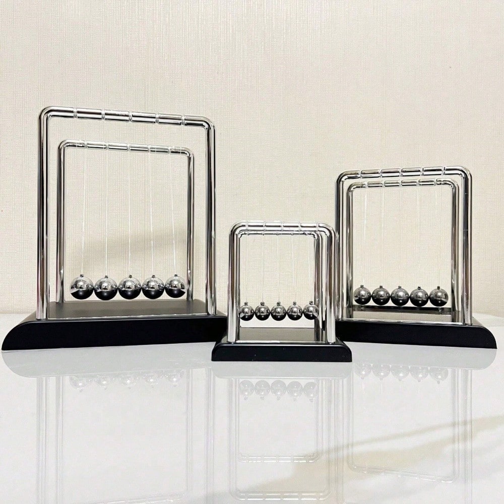 Black Metal Newton's Cradle Ba - Office Tech Decor review and price