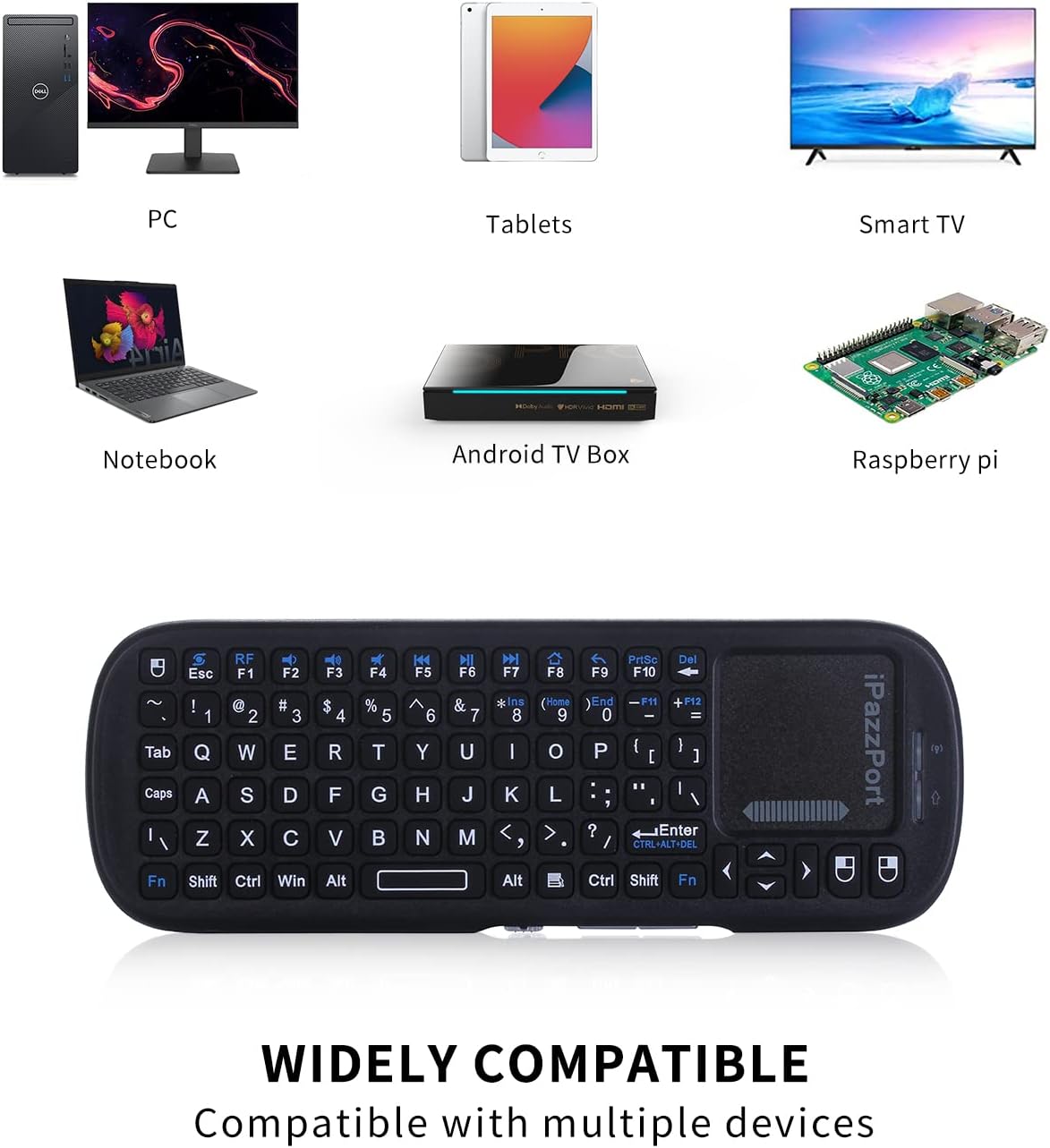 QWERTY Wireless Mini  Keyboard - Raspberry Pi Keyboard review and price