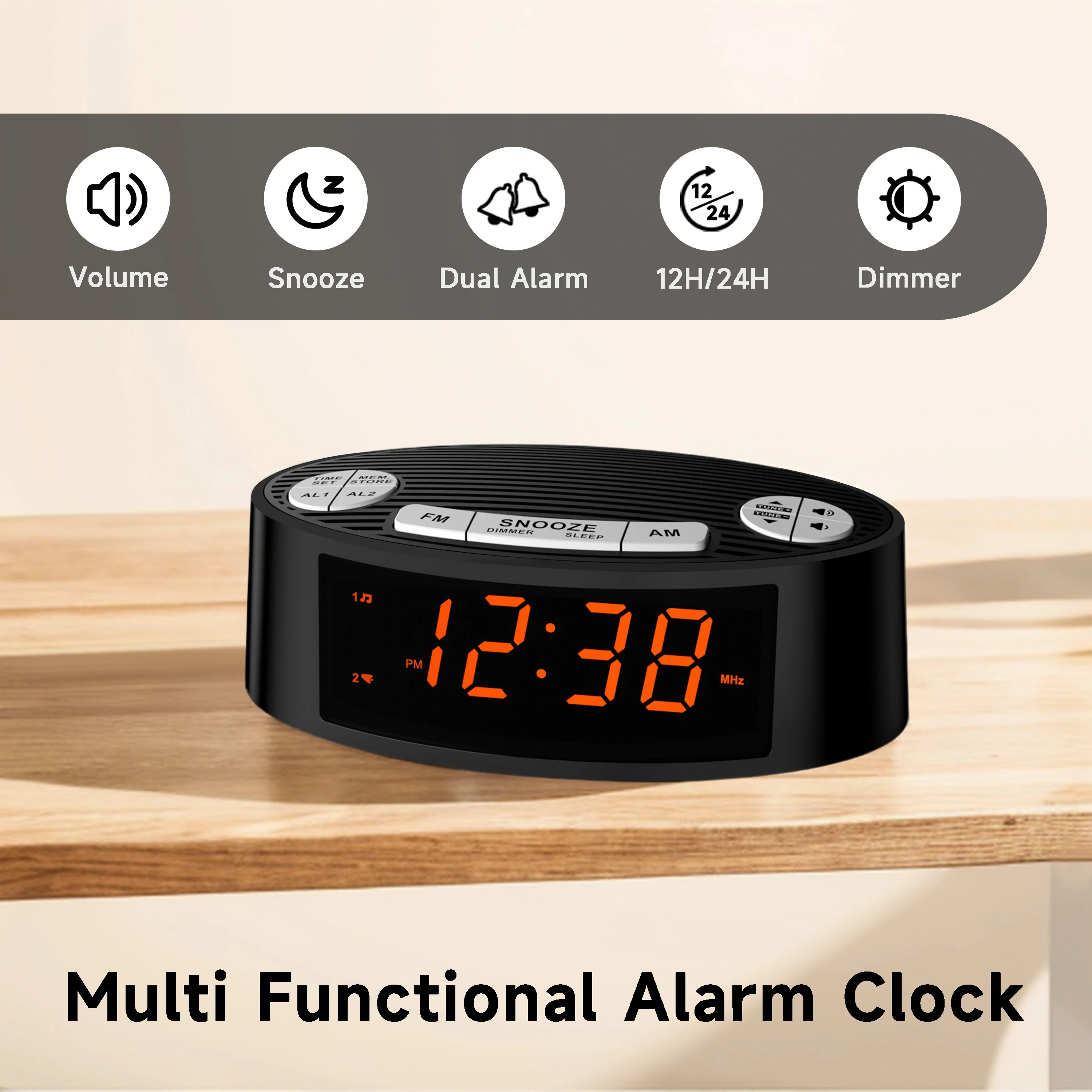 iTOMA CKS3301U FM Alarm Clock  - Digital Timer Countdown review and price