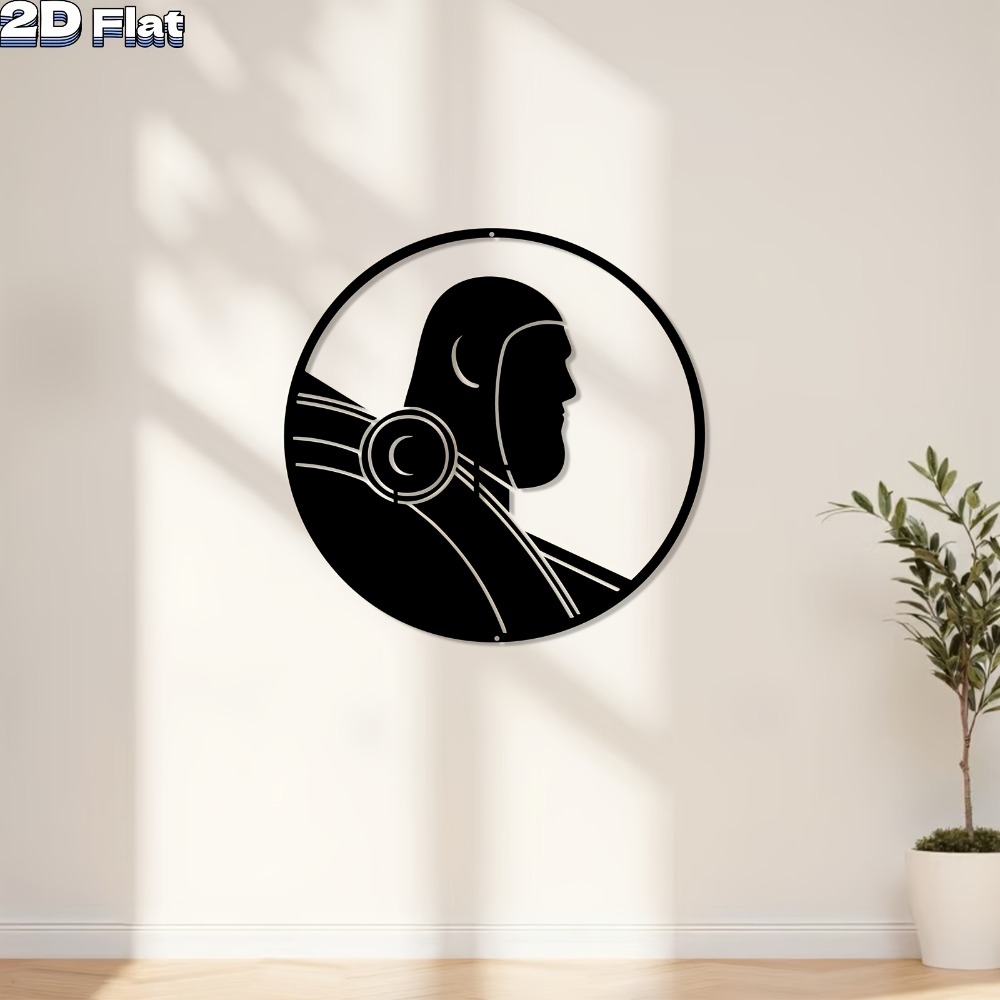 1pc Modern Robot Metal Wall Ar - Office Tech Decor review and price