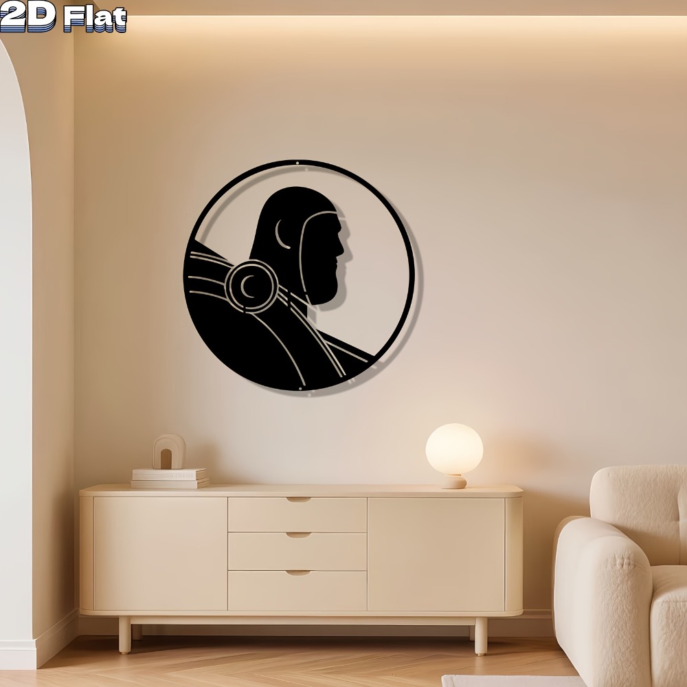 1pc Modern Robot Metal Wall Ar - Office Tech Decor review and price