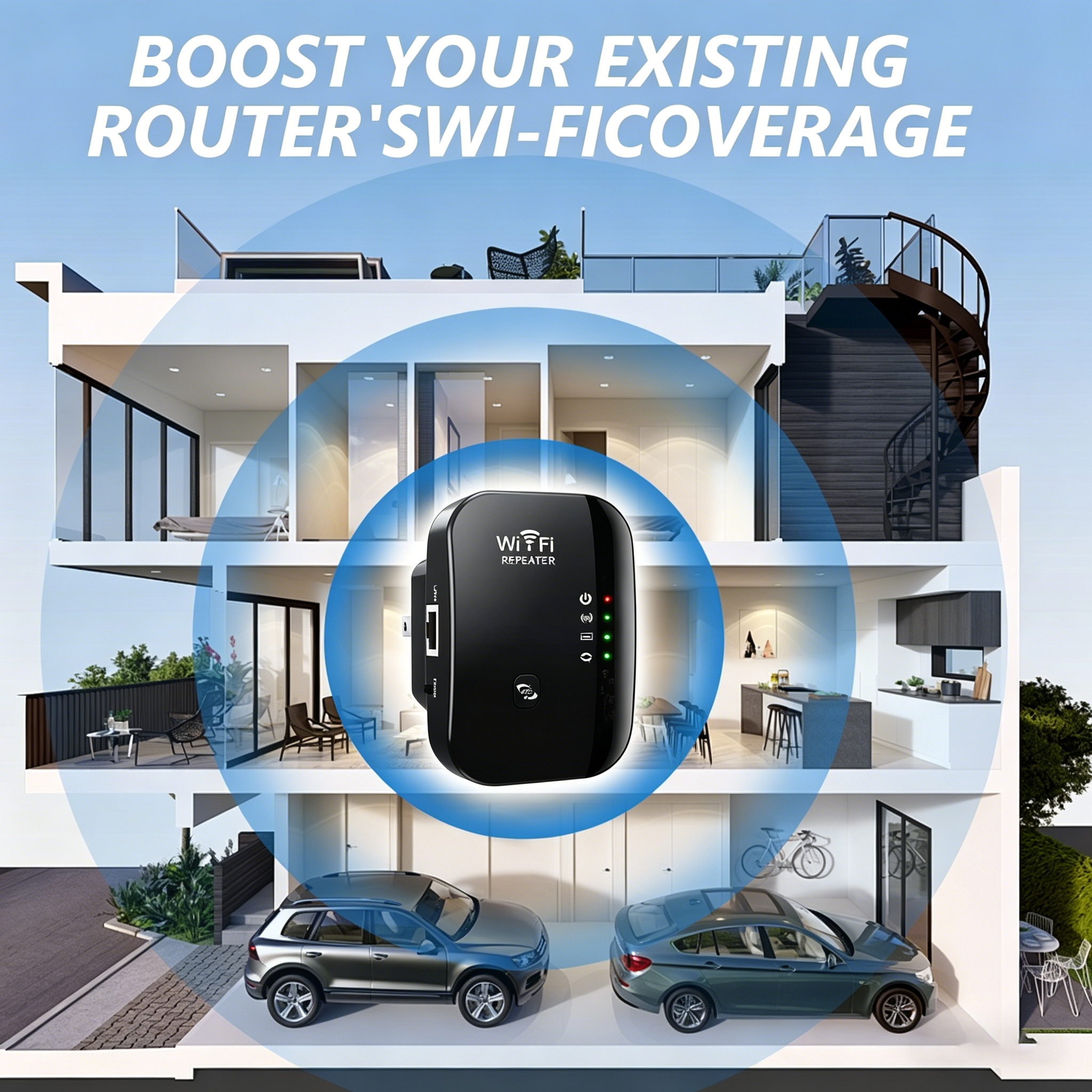 Wireless 300M 2.4GHz WiFi Rang - Wifi Range Extender review and price