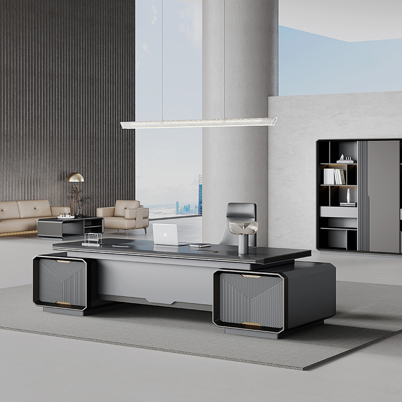 -Modern Luxury Wooden Desk Wor - Office Tech Furniture review and price