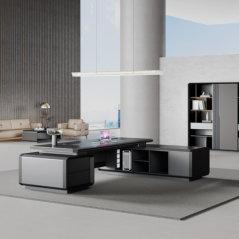 -Modern Luxury Wooden Desk Wor - Office Tech Furniture review and price
