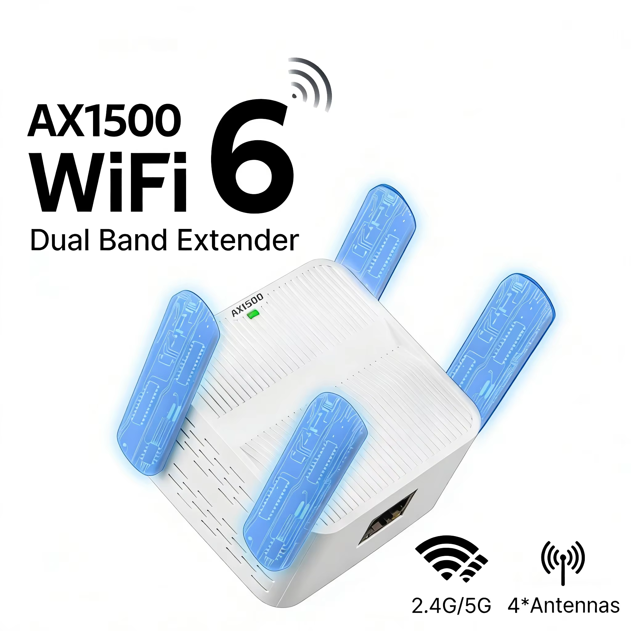 KEBIDUMEI 5Ghz AX1500 WiFi 6 R - Wifi Range Extender review and price