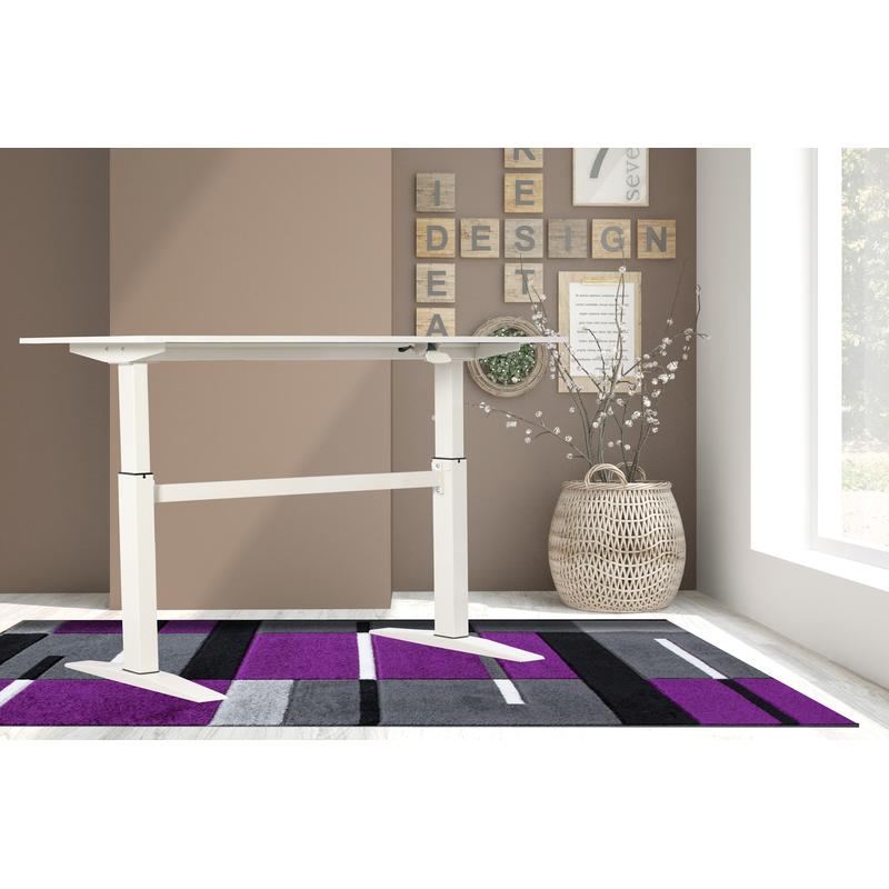 47 Inch Adjustable White Tech  - Office Tech Furniture review and price