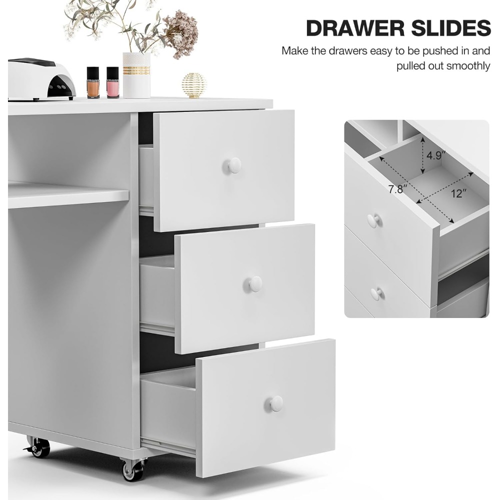 Manicure Table Nail Desk for N - Office Tech Furniture review and price