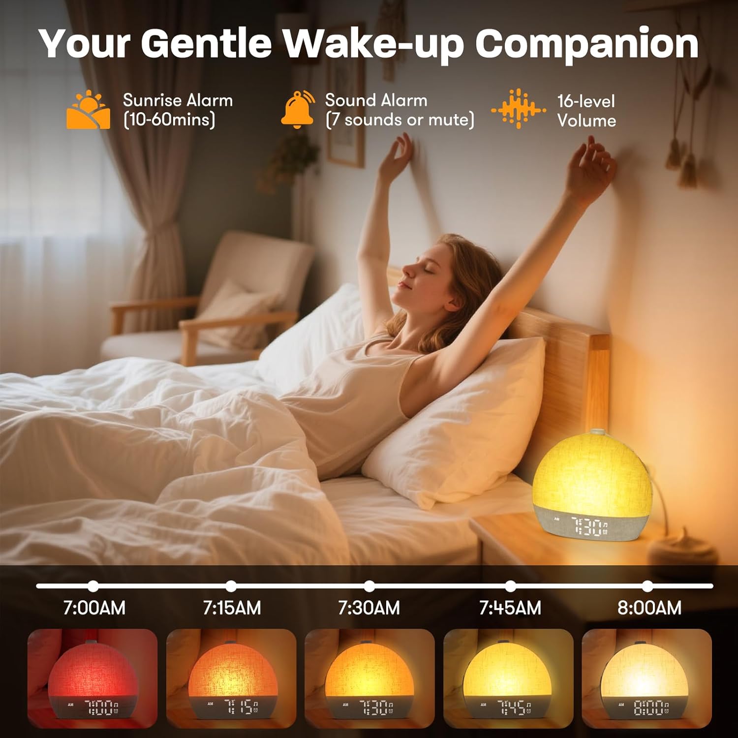 Wake Up Light Sunrise Alarm Cl - Digital Timer Countdown review and price